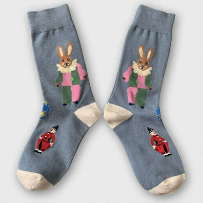 Easter Mushroom Ribbed Quarter Socks (3 Pairs) - image 6