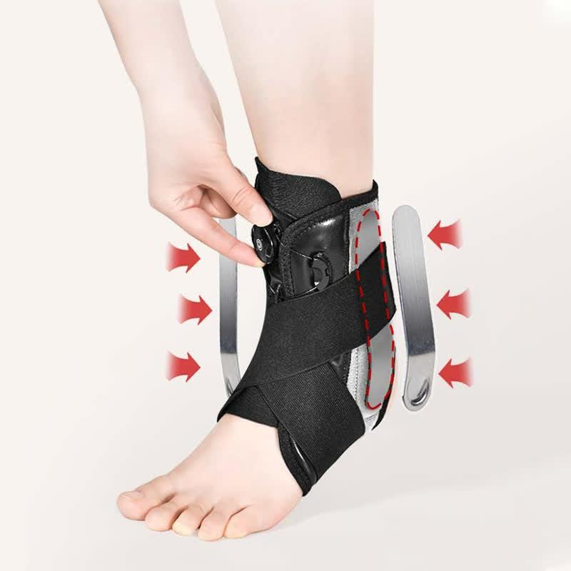 Adjustable Aluminum Plate Foot Support Ankle Brace - image 3