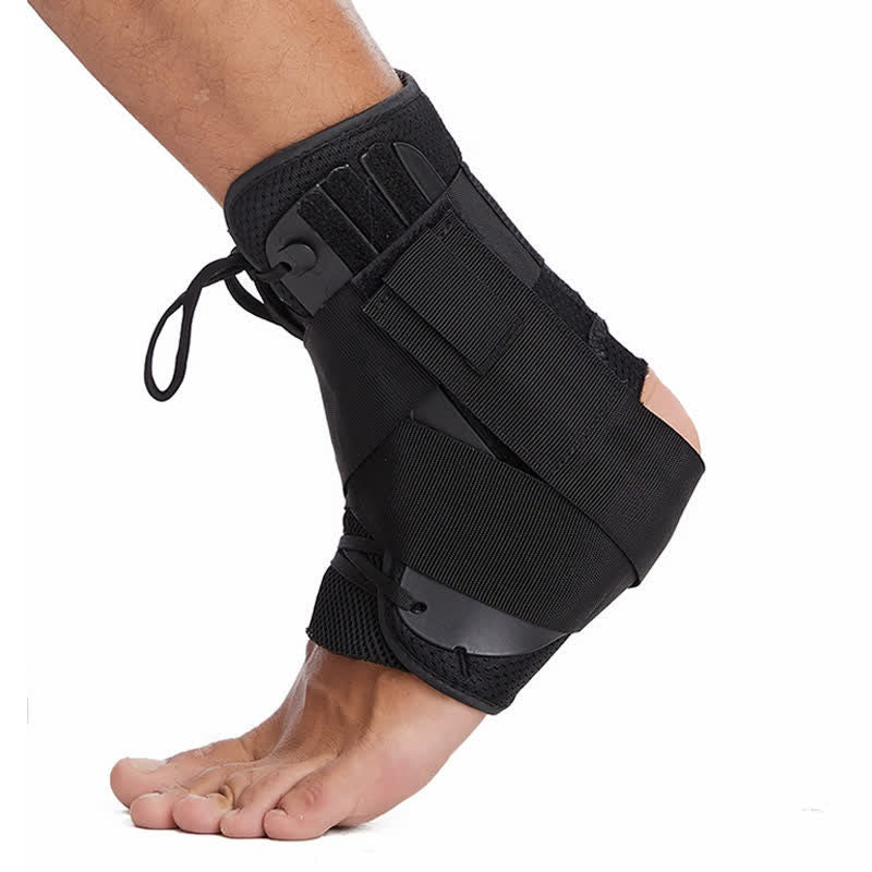 Straps Foot Support Protection Ankle Brace - Black - XL - image 0