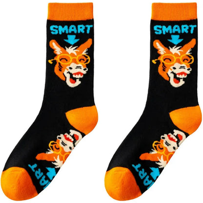 Funny Animal Pattern Quarter Socks(3 Pairs) - image 2