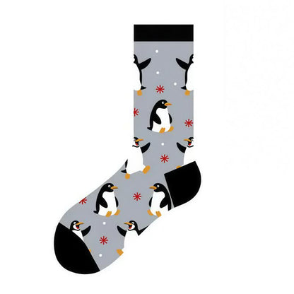 Cute Animal Print  Quarter Socks(4 Pairs) - image 4
