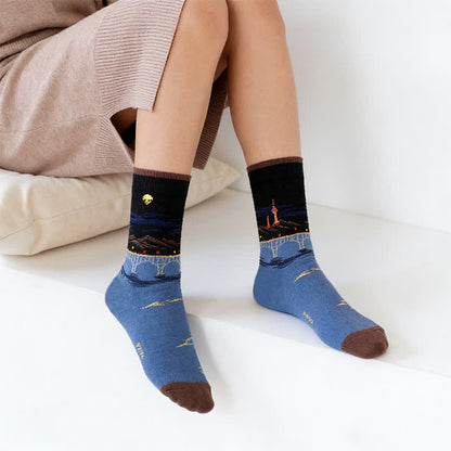 Castle Sunset Quarter Socks(3 Pairs) - image 5