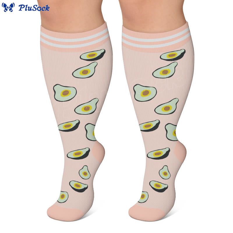 Plus Size Fruity Fun Compression Socks - image 3