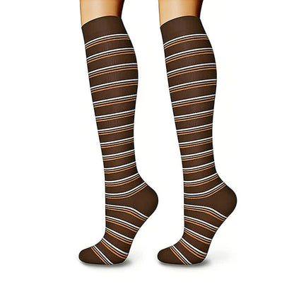 Heart Dots Star Compression Socks(6 Pairs) - image 5