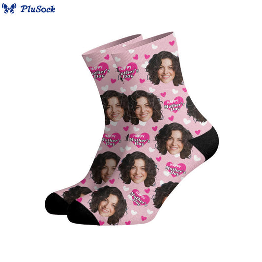 Mother's Day Custom Face Socks - image 0