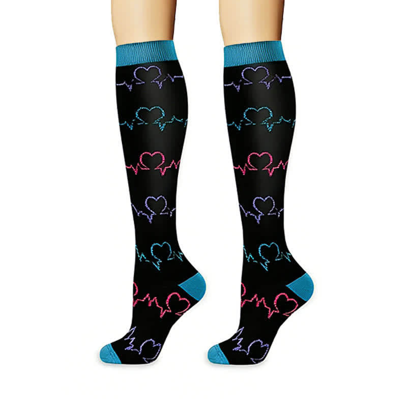 Healthcare Icon Mixed Pattern Compression Socks(6 Pairs) - image 4