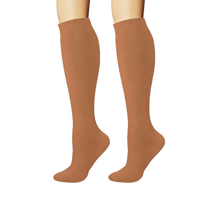 Clean Soft Solid Color Compression Socks(6 Pairs) - image 6