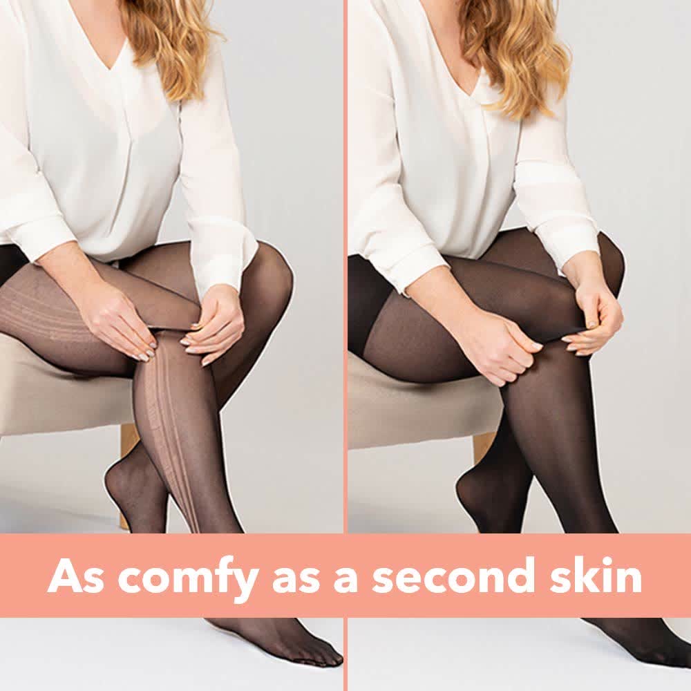 40D Women Tear-proof Plus Size Shaping Tights(3 Pairs) - image 3