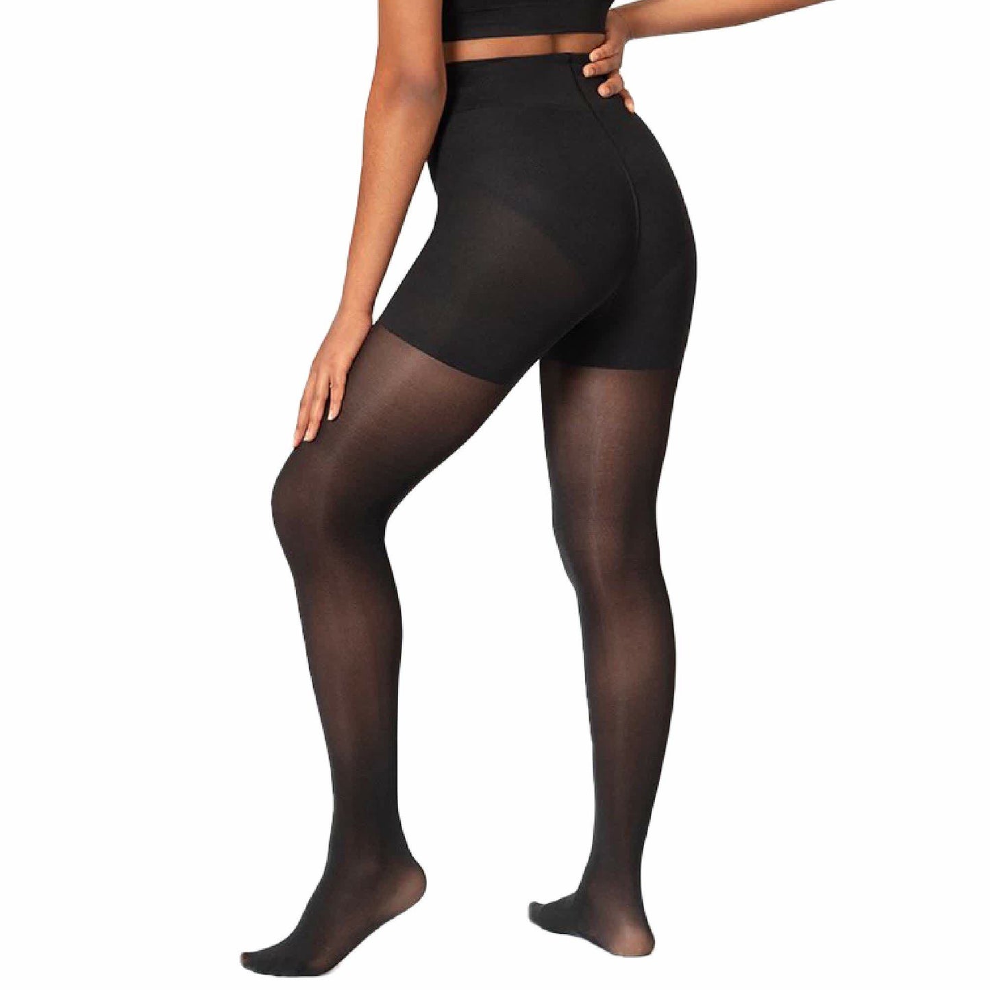 40D Women Tear-proof Plus Size Shaping Tights(3 Pairs) - image 6