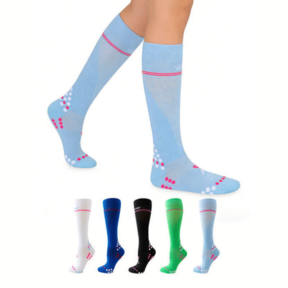 Waffle Mesh Knee High Compression Socks - image 0