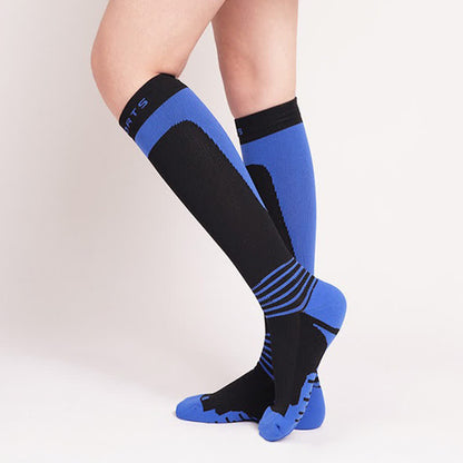 Gradient Striped Compression Socks - Black - EU36-42(US3-8.5) - image 5