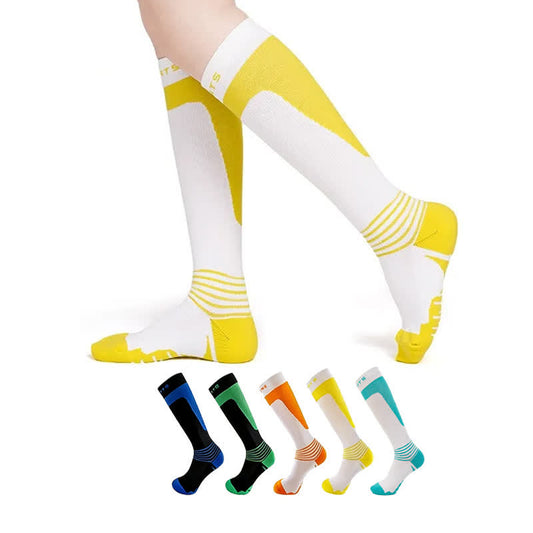 Gradient Striped Compression Socks - image 0