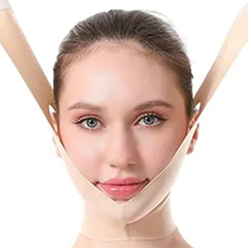 Skin Tone Elastic Extended Physical Firming Face Wrap - image 5