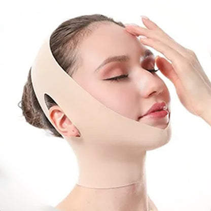 Skin Tone Elastic Extended Physical Firming Face Wrap - image 2