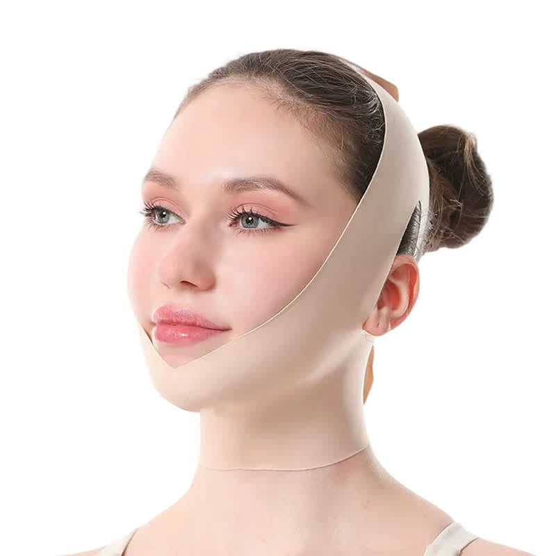 Skin Tone Elastic Extended Physical Firming Face Wrap - image 3