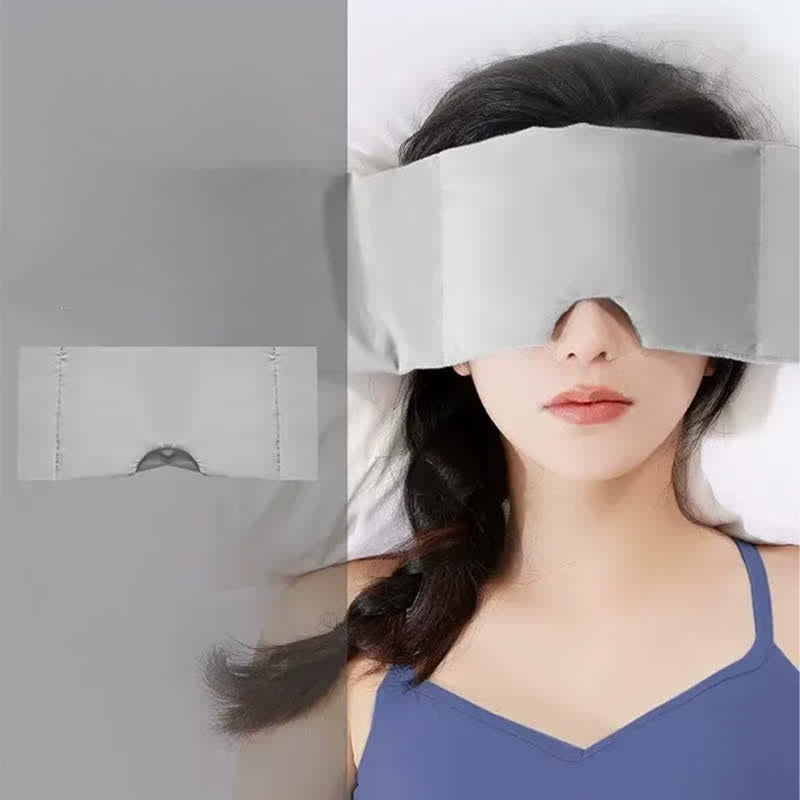 Soothing Eye Fatigue Weighted Sleep Mask - Grey - One Size - image 0