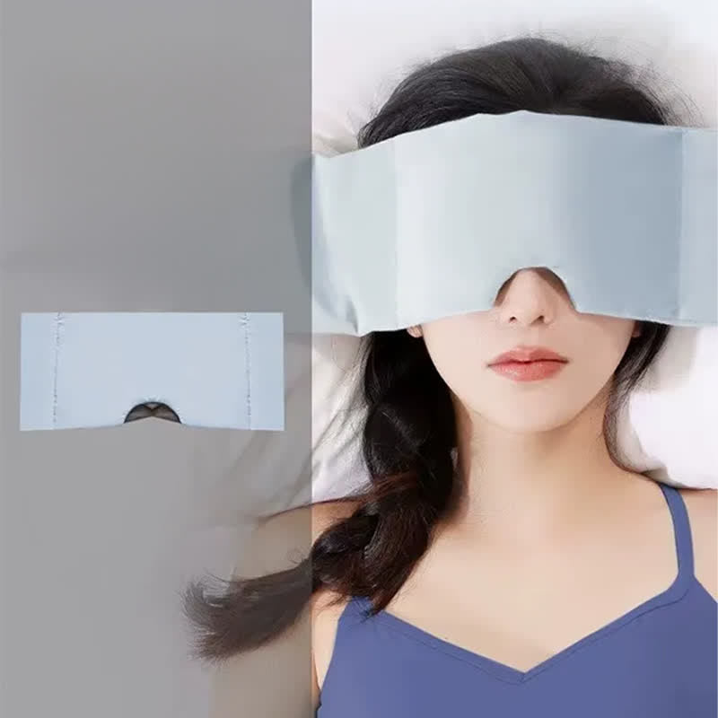 Soothing Eye Fatigue Weighted Sleep Mask - Blue - One Size - image 1