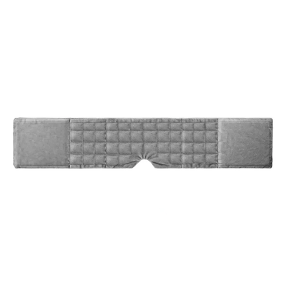 Micro Pressure Weighted Sleep Mask - Grey - One Size - image 1