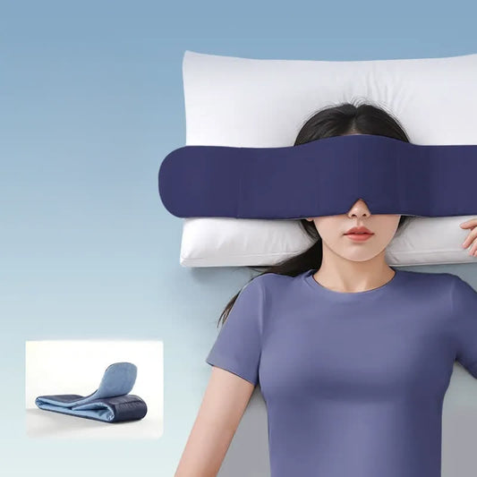 Gravity Wide Blackout Sleep Mask - Blue - One Size - image 0