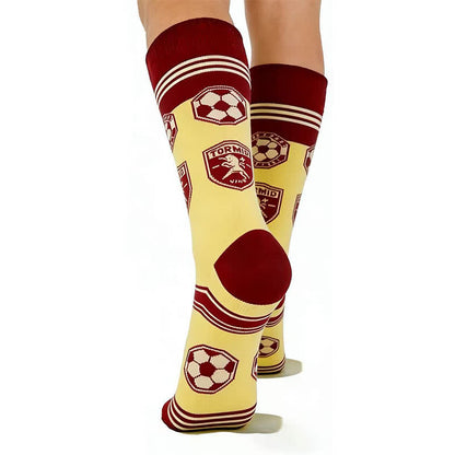 Trendy Soccer Pattern Quarter Socks (5 Pairs) - image 5