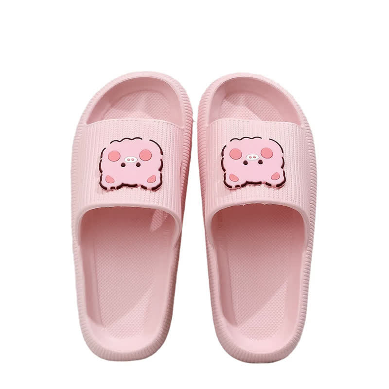 Pink Pig Charm Cloud Cushion Slippers - Pink - EU44-45(US10-11) - image 4