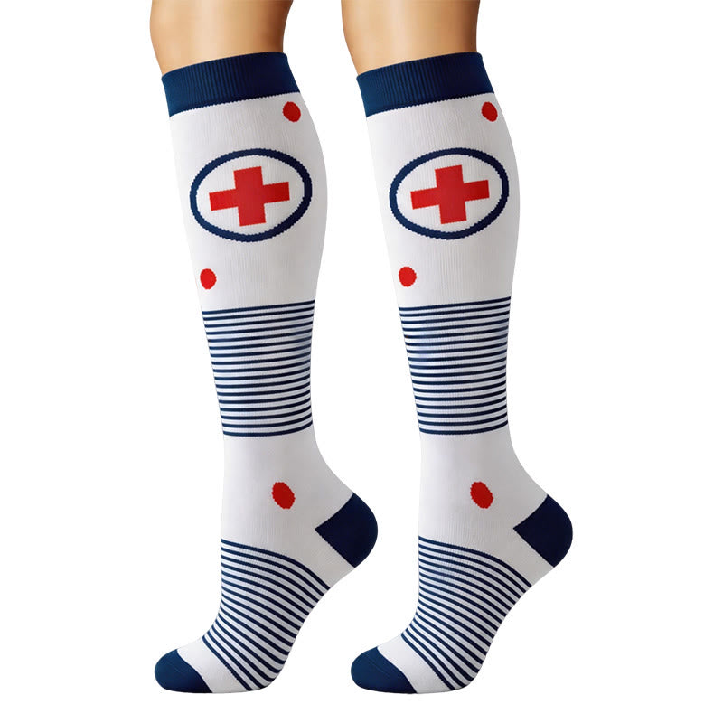 Heartbeat ECG Compression Socks(6 Pairs) - image 5