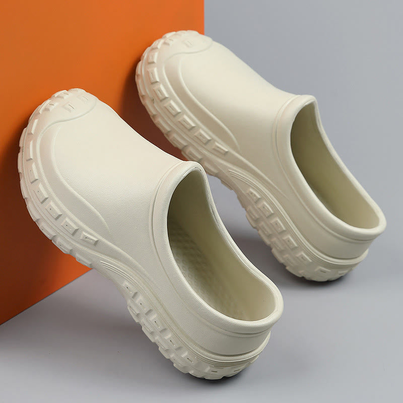 Plus Size Comfort Work Shoes - Beige - EU45(US11) - image 12