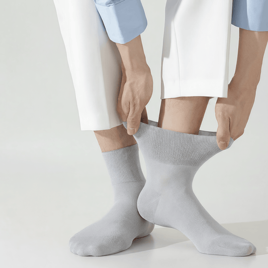 Silk Sheer Quarter Socks (3 Pairs) - Silver+Nude+Royal Blue - EU40-45(US7-10) - image 0