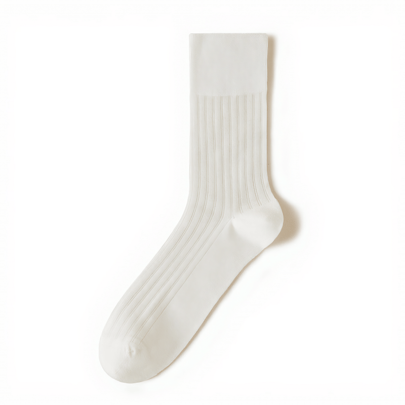 Silk Quarter Socks (5 Pairs) - White - EU39-44(US6.5-9.5) - image 3