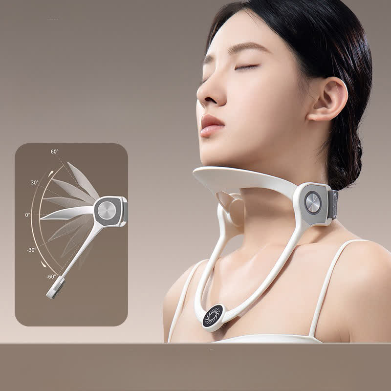 Ergonomic Adjustable Cervical Neck Brace - White - One Size - image 0