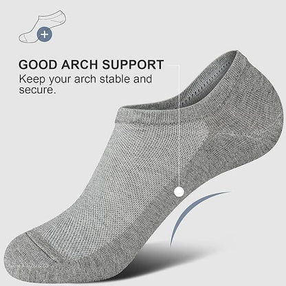 Breathable Ankle Socks(4 Pairs) - Gray - EU36-41(US2.5-7.5) - image 3