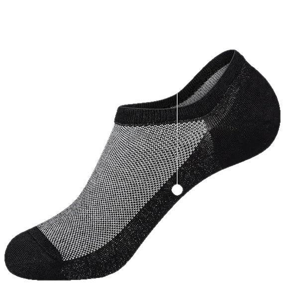 Breathable Ankle Socks(4 Pairs) - Black - EU36-41(US2.5-7.5) - image 4