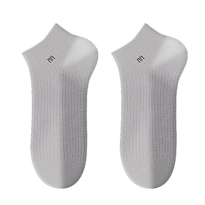 Breathable Ankle Socks(5 Pairs) - LightGray - EU39-44(US5-10) - image 4
