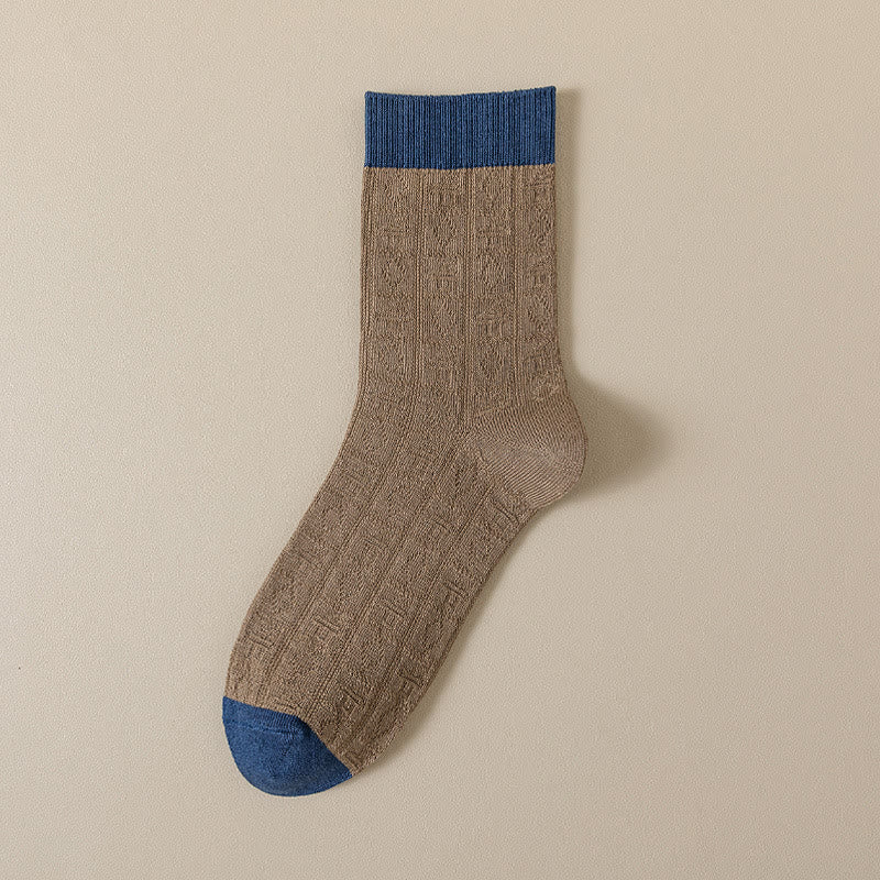 Antibacterial Quarter Socks(5 Pairs) - Khaki - EU39-44(US5-10) - image 5