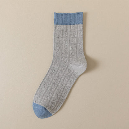 Antibacterial Quarter Socks(5 Pairs) - Light Gray - EU39-44(US5-10) - image 2