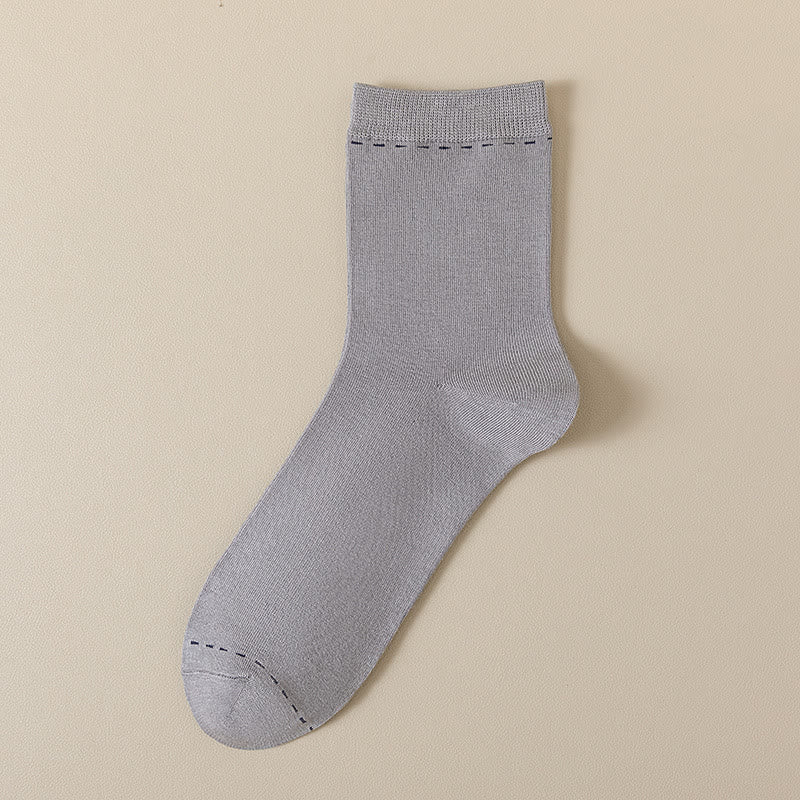 Breathable Quarter Socks(3 Pairs) - LightGrey - EU39-44(US5-10) - image 4