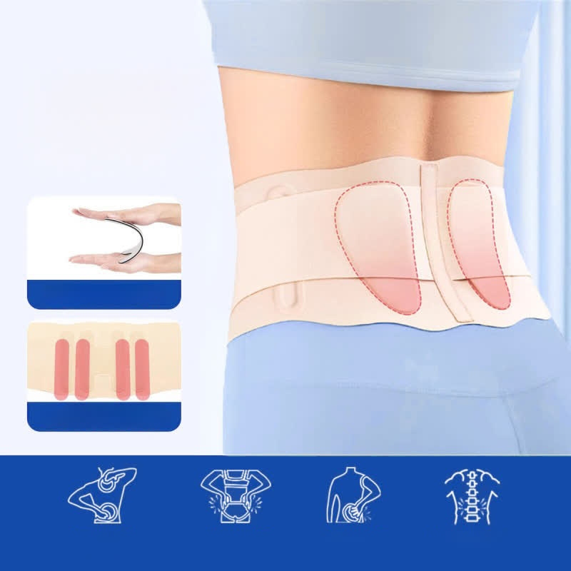 Lightweight Breathable Adjustable Waist Brace - image 3
