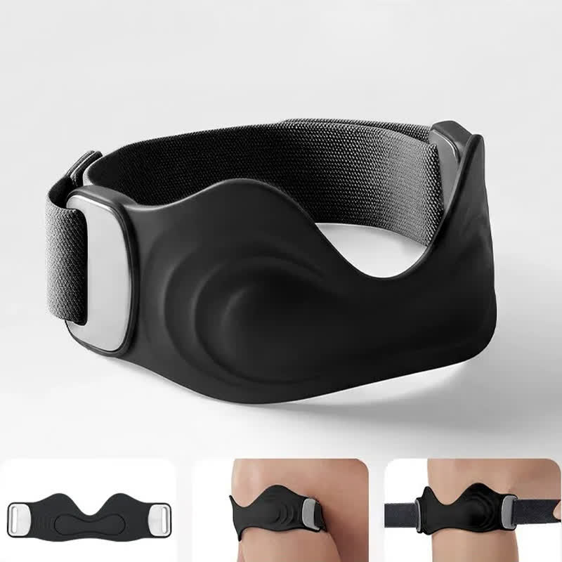 Sport Silicone Support Patella Strap - Black - One Size - image 4