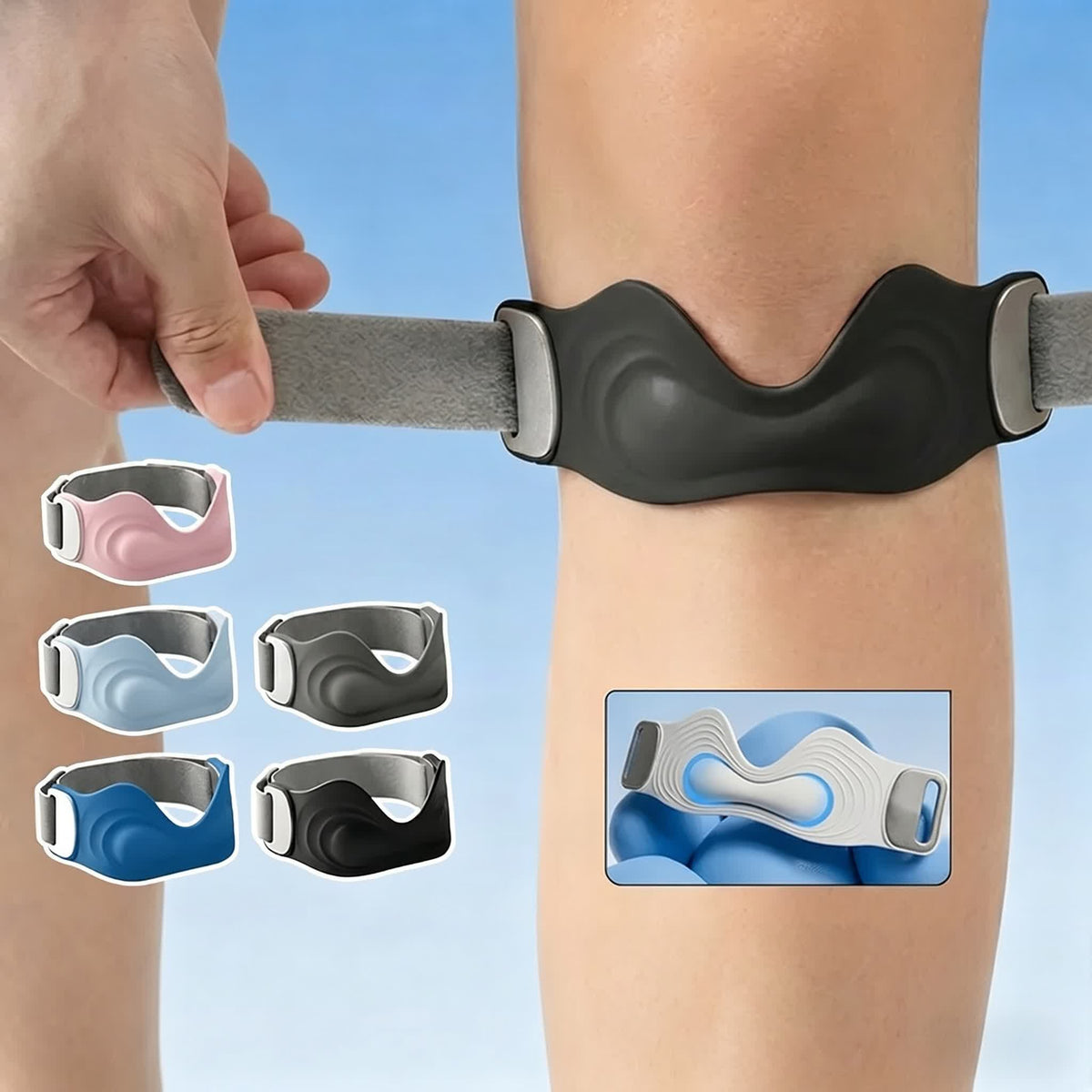 Sport Silicone Support Patella Strap - image 0