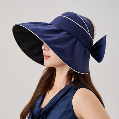 Bow Wide Brim Outdoor Sun Hat - image 0