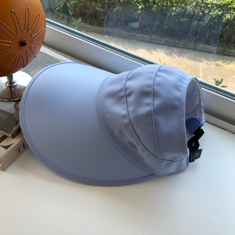 Casual Foldable Packable Cooling Sun Hat - Blue - One Size - image 7