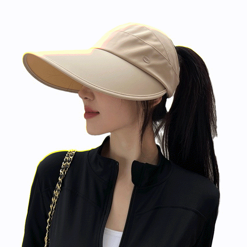 Casual Foldable Packable Cooling Sun Hat - Khaki - One Size - image 1