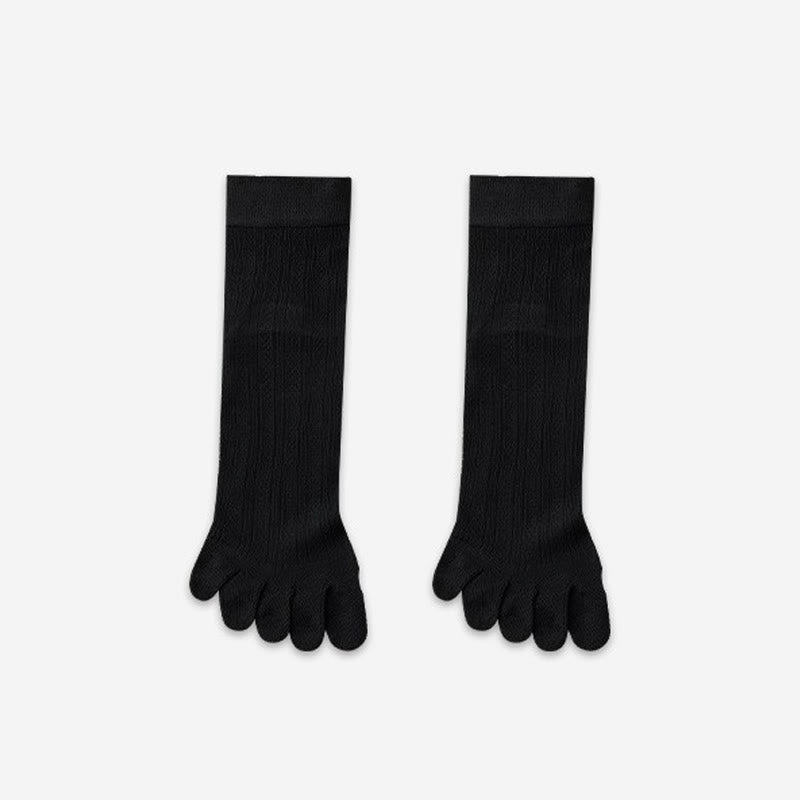 Bamboo Breathable Quarter Socks(3 Pairs) - Black - EU39-44(US6-10) - image 5