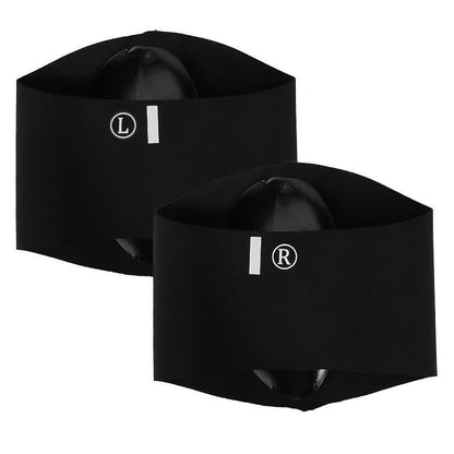 Silicone Foot Pad Straps Arch Brace(2 Pieces) - Black - L - image 5
