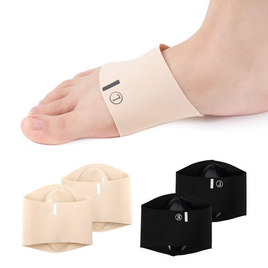 Silicone Foot Pad Straps Arch Brace(2 Pieces) - Multicolor - L - image 0