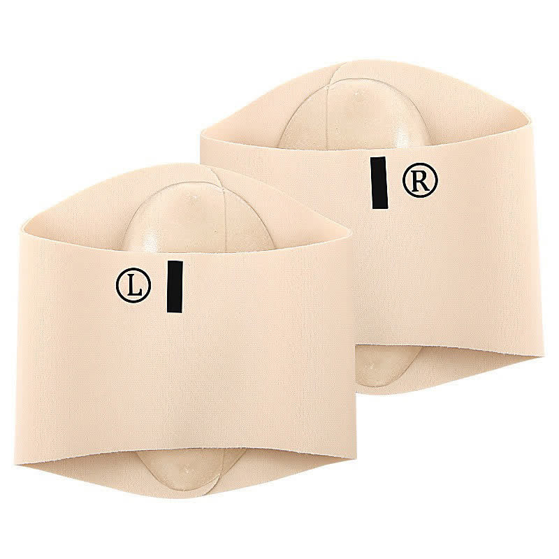 Silicone Foot Pad Straps Arch Brace(2 Pieces) - Nude - L - image 6