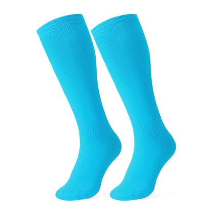 Quick Dry Tennis Knee High Socks(6 Pairs) - Sky Blue - EU38-45(US5-11) - image 9