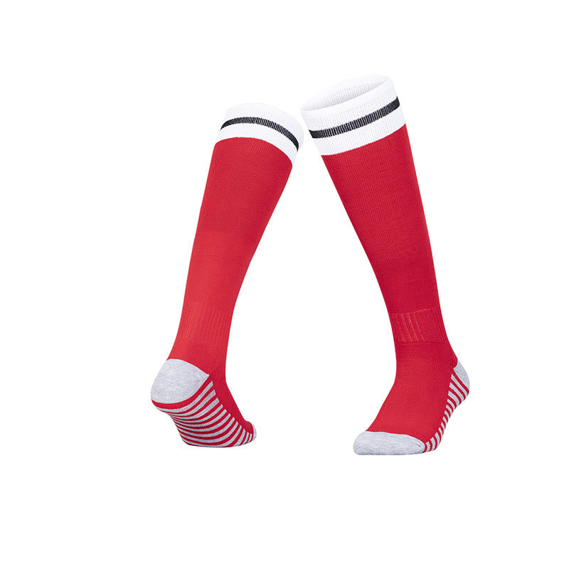 Soccer Thigh High Socks(5 Pairs) - Red - EU39-44(US6-10) - image 8