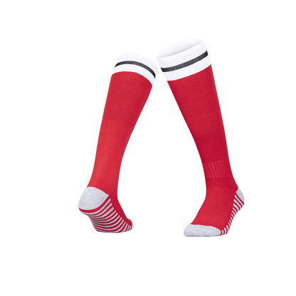 Soccer Thigh High Socks(5 Pairs) - Red - EU39-44(US6-10) - image 8