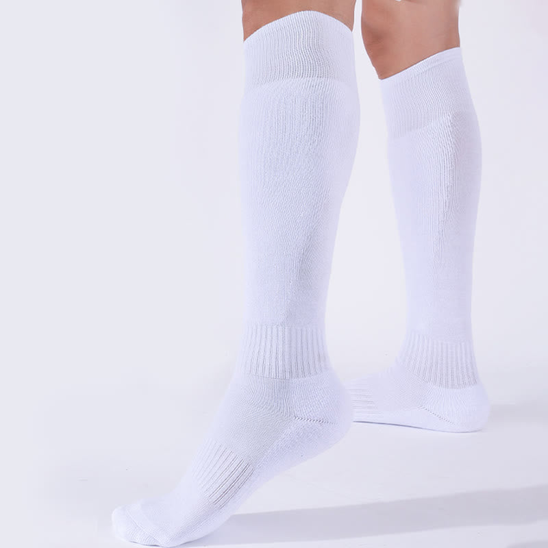 Plus Size White Compression Socks(3 Pairs) - image 1
